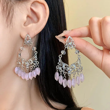 DAIIIBABYYY  -  Love resin earrings European and American fashion luxury earrings